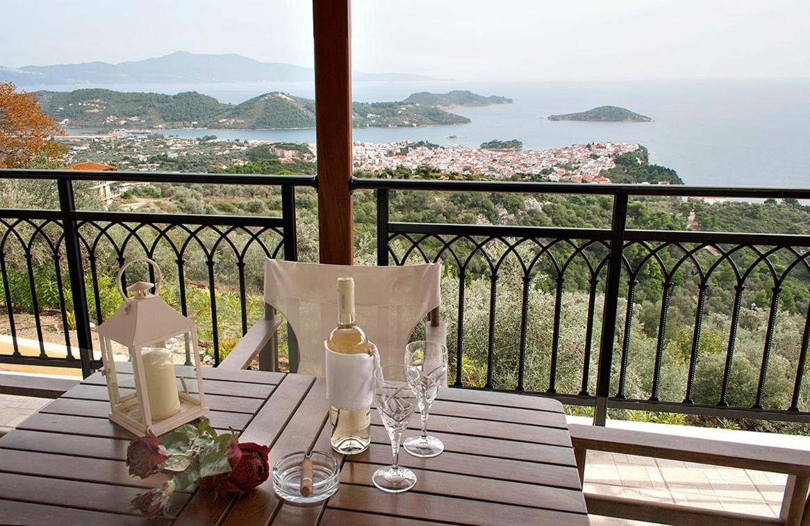 Villa Fotini Skiathos Town Bagian luar foto